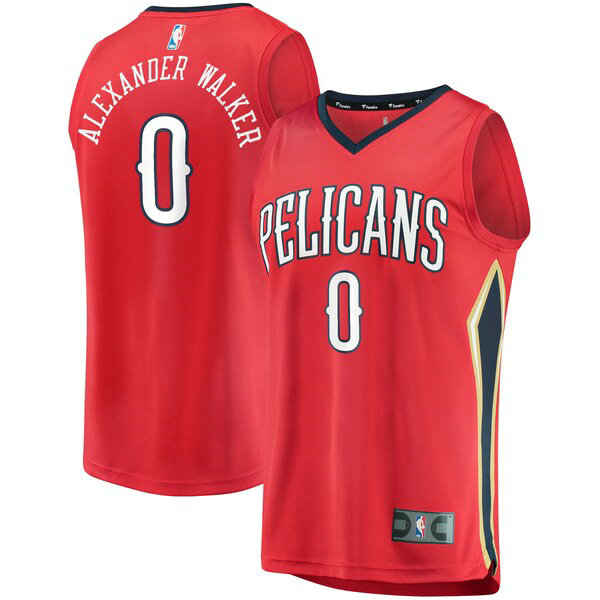 Maillot New Orleans Pelicans Homme Nickeil Alexander-Walker 0 Statement Edition Rouge
